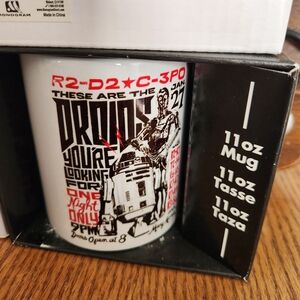 Star Wars Droids C3PO and R2D2 11oz New Coffee Mug